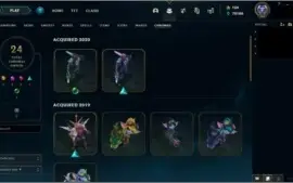 CONTA MESTRE 127 SKINS,TODOS CAMPEÕES criada na s3