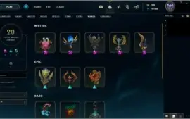 CONTA MESTRE 127 SKINS,TODOS CAMPEÕES criada na s3