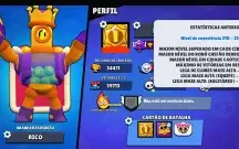 CONTA PREMIUM (117 SKINS/77 BRAWLERS/182 GEMAS/34.000 TROFÉU