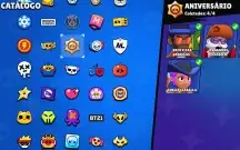CONTA PREMIUM (117 SKINS/77 BRAWLERS/182 GEMAS/34.000 TROFÉU
