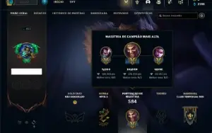 Conta Unranked com 145 Champs e 116 Skins + 1 Prestigo GAREN