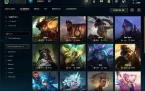 Conta Unranked com 145 Champs e 116 Skins + 1 Prestigo GAREN