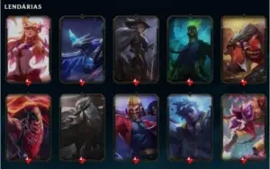 (LOL) Conta season4 lvl 405 273 skins