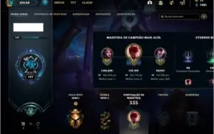 Conta ouro 1 com 86 champs e 71 skins ( MAIN MID )