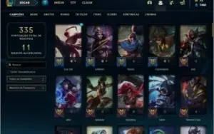 Conta ouro 1 com 86 champs e 71 skins ( MAIN MID )