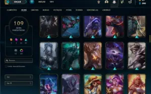 Conta prata 3 com 115 Champs e 109 Skins ( MAIN TOP / MID )