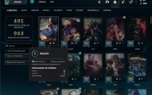 Conta prata 3 com 115 Champs e 109 Skins ( MAIN TOP / MID )