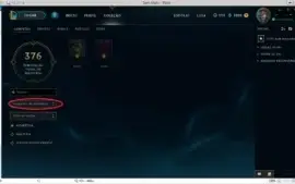 Conta league of legends