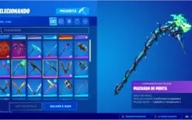 Conta Rara Fortnite Glow, minty e mais skins tryhard