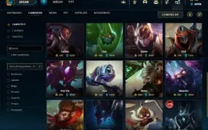 Prata 3 com 140 Champs e 77 Skins ( Nivel 410 )