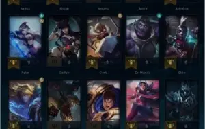 conta plat 3 lvl 40 55% de winrate