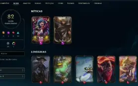 Conta Lol - Ouro Ii - Lvl 352 - +80 Skins - Garen Prestígio