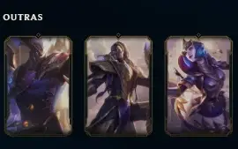 Conta Lol - Ouro Ii - Lvl 352 - +80 Skins - Garen Prestígio