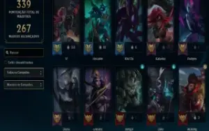 Conta de LOL com icones de 2013 14 15 124 skins main jungle