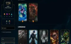 Conta de LOL com icones de 2013 14 15 124 skins main jungle