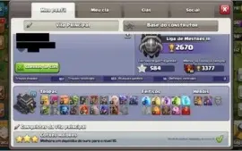 clash of clans Cv 9 6k em gemas.