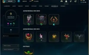Conta + dados de criação detalhado