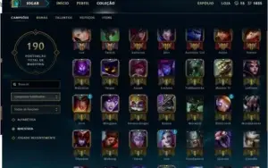 CONTA BRONZE III/41CHAMPS/9SKINS COM LUX ULTIMATE/10 ICONES
