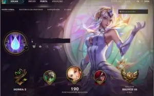 CONTA BRONZE III/41CHAMPS/9SKINS COM LUX ULTIMATE/10 ICONES
