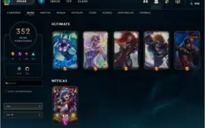 Conta lol - 352 Skins, Season 2, Icone Riven, Riot Singed