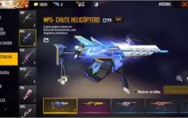 CONTA FREE FIRE ANGELICAL VERMELHA