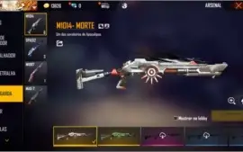 CONTA FREE FIRE ANGELICAL VERMELHA