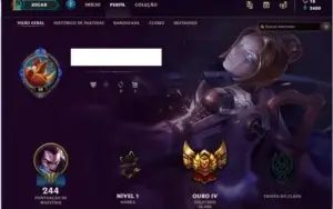 CONTA LEAGUE OF LEGENDS