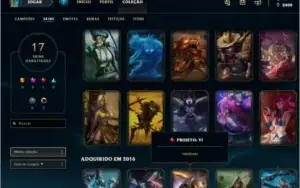 CONTA LEAGUE OF LEGENDS