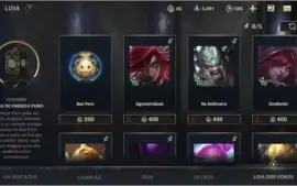 MAIN TOP: ESMERALDA IV + 16 SKINS + 505 RP/WC + 36 CAMPEÕES