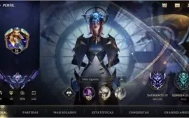 MAIN TOP: ESMERALDA IV + 16 SKINS + 505 RP/WC + 36 CAMPEÕES