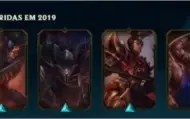conta de lol nvl 42 com skins