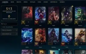 Vende-se conta de Lol Lvl 149