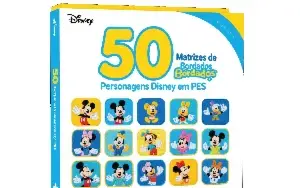 50 Matrizes de Bordados Personagens Disney em Pes e Hus