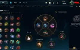 Conta nivel 264- 239 skins 4 miticas
