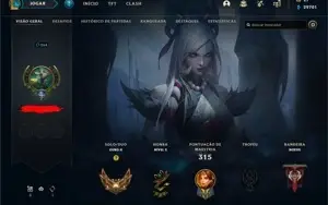 Conta nivel 264- 239 skins 4 miticas