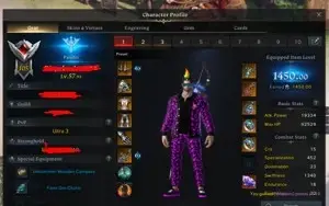 vendo conta lost ark sa ( servidor kAZEROS) main  paladino