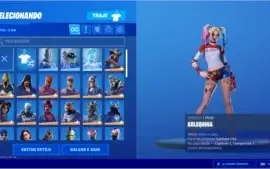 Conta fortnite PC s6 a s10 full, skins raras e Salve o Mundo
