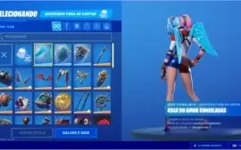 Conta fortnite PC s6 a s10 full, skins raras e Salve o Mundo