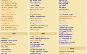 Conta AQW (10 anos), com varias classes raras, itens evilwar