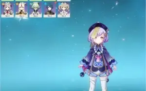 Genshin Impact - Qiqi + 9 personagens [RANK 7]