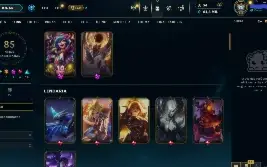 Conta ferro de 2013 - todos os campeões - 85 skins
