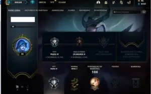 Conta de lol com Kayle Juiza, Elise e Morgana vitoriosas