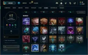 Conta de lol com Kayle Juiza, Elise e Morgana vitoriosas