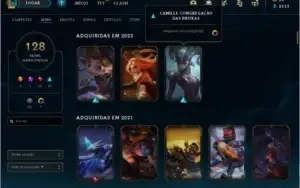 Conta League of Legends Platina 2