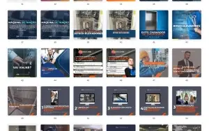 Pack Canva Elevadores - 60 Artes Editáveis