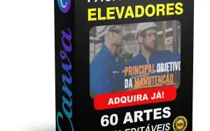 Pack Canva Elevadores - 60 Artes Editáveis