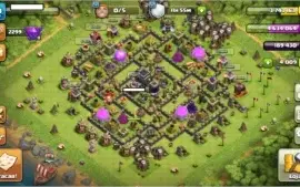 Vendo 01 Conta Clash of Clans CV 9 SEMI com 4K DE GEMAS