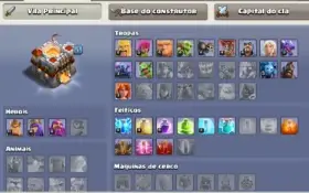 CV 11 em 50% full (3 heróis) | 4 contrutores | CC 5 (1 herói