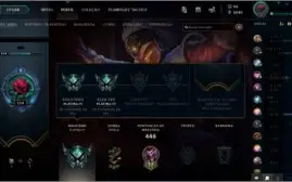 Conta League of Legends Elo Platina V