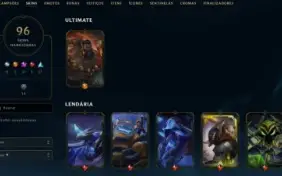 Conta League of Legends Full Acesso - 116 Champs e 96 Skins